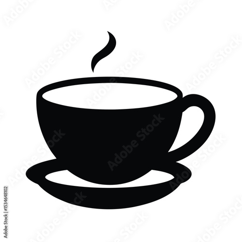 Steam rises from a warm cup of coffee; a comforting morning ritual