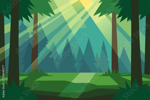 tropical forest landscape
