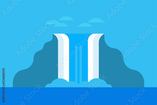 vector illustration of a column