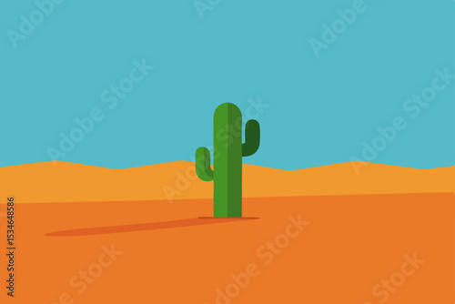 saguaro cactus in the desert