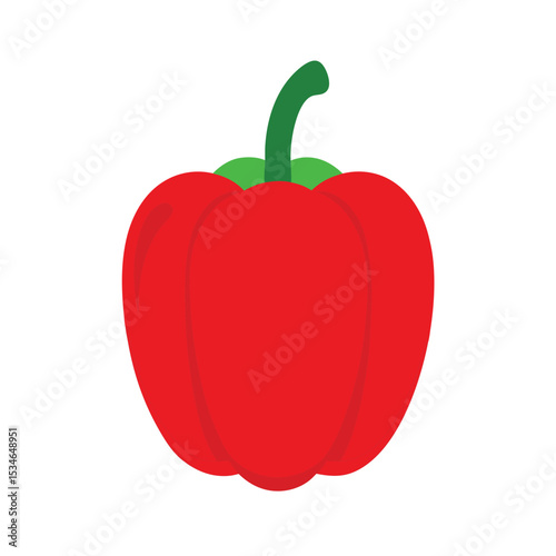 Vibrant Red Bell Pepper A Culinary Delight and Symbol of Freshness