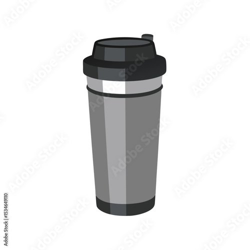 Sleek Stainless Steel Travel Mug Perfect for Coffee, Tea, or Your Favorite Beverage