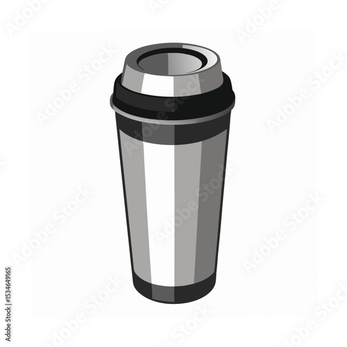 Sleek Design Disposable Coffee Cup Mockup Perfect for Branding and Cafe Designs