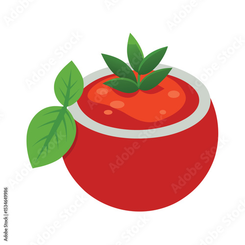 Delicious Tomato Salsa Recipe Fresh Basil and Red Tomato Salsa Bowl
