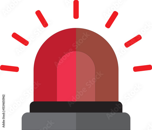 A vibrant visual of a flashing emergency beacon, vividly signaling urgency and prompt attention with its powerful presence.