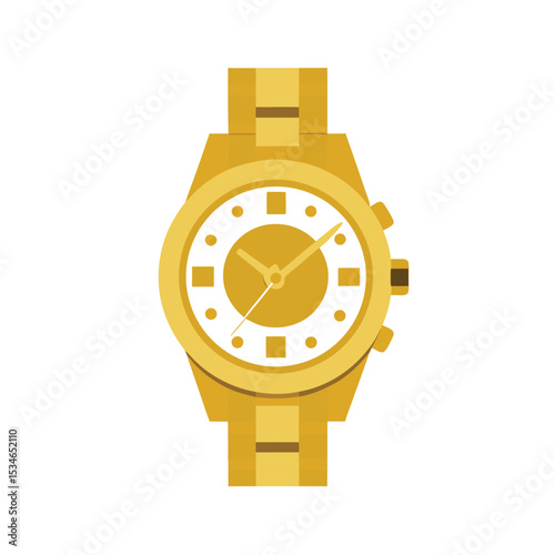 Elegant Golden Wristwatch A Symbol of Time and Style