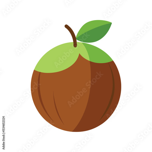 Vibrant Illustration of a Hazelnut Nature's Delight