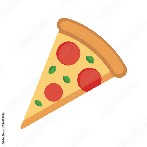 Delicious Pepperoni Pizza Slice A Tasty Treat