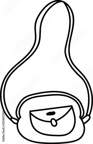 Sling Bag Line Drawing