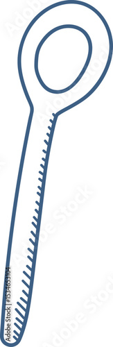 Hand-Drawn Spoon Outline