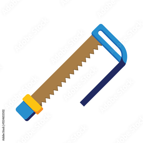 Versatile Hand Saw Icon Perfect for DIY Projects and Woodworking Illustrations
