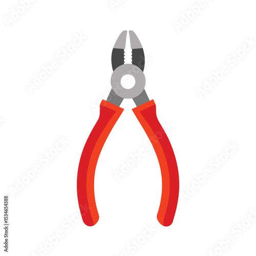 Essential Hand Tools Red-Handled Needle-Nose Pliers for Precise Work
