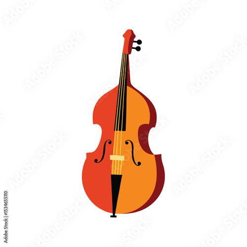 Vibrant Double Bass A Symphony of Color and Sound