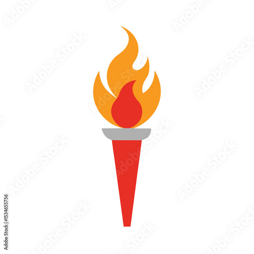 Fiery Torch A Symbol of Passion, Competition, and Victory