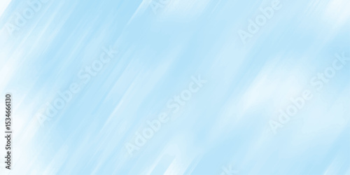 Light blue watercolour brush stroke effect creates a textured display suitable for design projects, displays a decorative artistic presentation with visual simplicity.