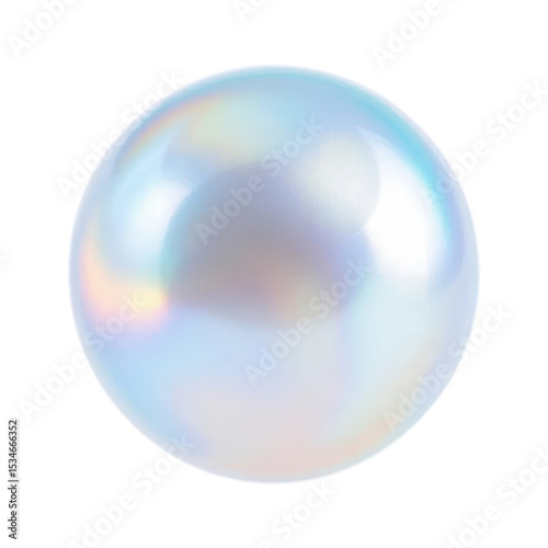 A Captivating Spherical Orb Reflecting Light Across Its Surface Creating a Mesmerizing Visual Experience of Rainbow Colors