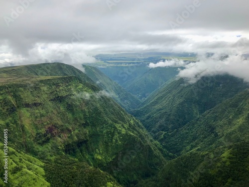 clouds over the mountains