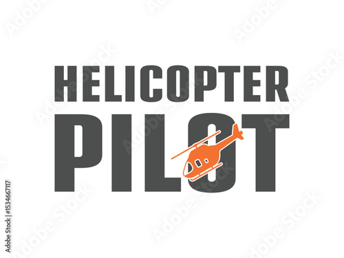 Helicopter pilot t shirt design for proud aviator aviation tee