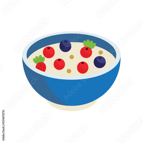 Delicious Berry Oatmeal Bowl A Healthy and Flavorful Breakfast Recipe