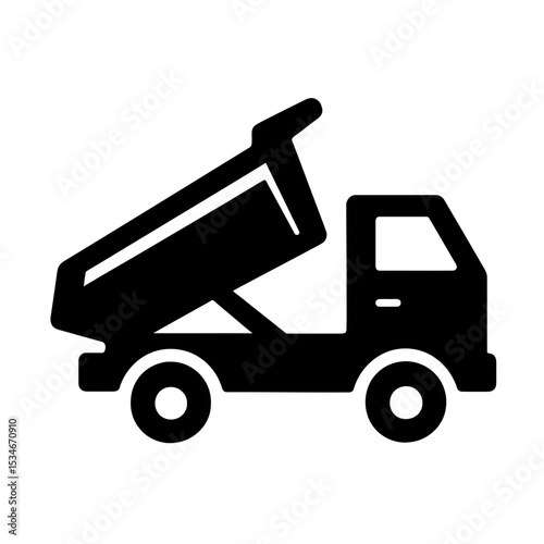 Dump truck vector illustration