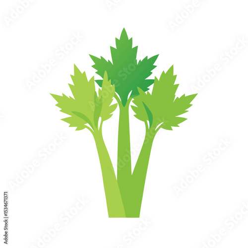 Fresh Celery Stalks Healthy, Green, and Vibrant Vegetable