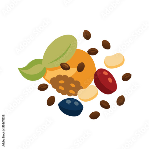 Healthy Trail Mix A Delicious Blend of Nuts, Seeds, and Beans