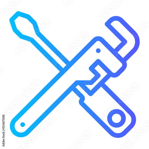 adjustable wrench icon