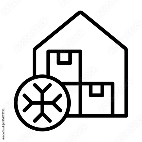 Cold Storage Icon