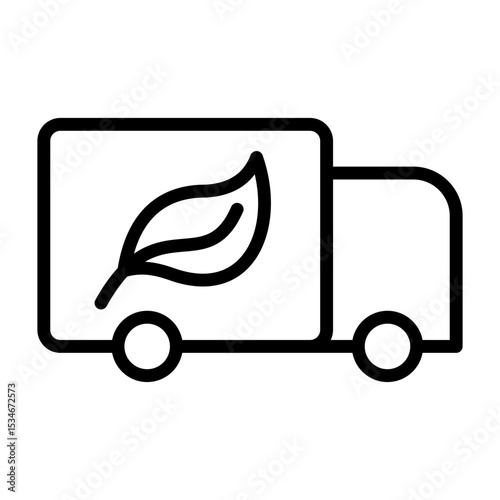 Eco Delivery Icon