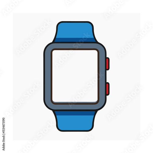 Smartwatch Technology Modern Wristwatch Design and Features