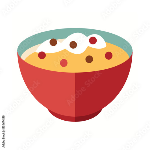 Delicious and Nutritious Oatmeal Bowl A Perfect Breakfast or Snack