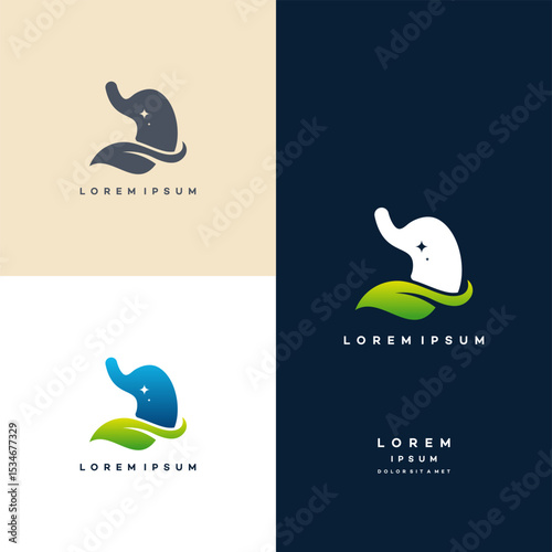 Stomach logo designs concept, Healthy Stomach logo template, Nature Stomach logo