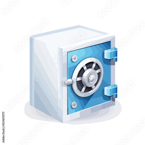 Professional Safe Box Vector Illustration for Security and Protection Concepts