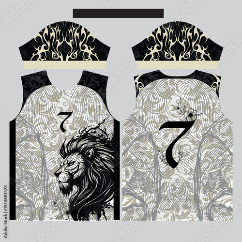 lion t-shirt design