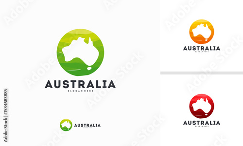 Abstract Circle Australia logo symbol, Australia Symbol icon