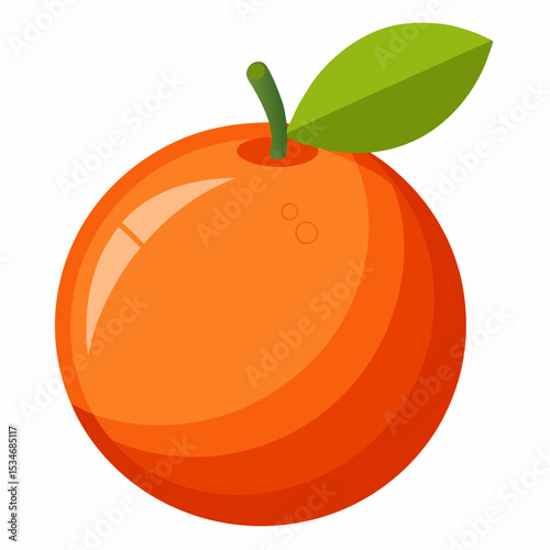 Simple Blood Orange Illustration