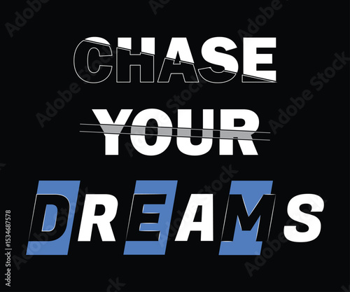 Dream manifestation blueprint: architectural typography art - intentional ambition poster for purpose-driven creators