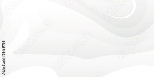 modern abstract white art wave background.