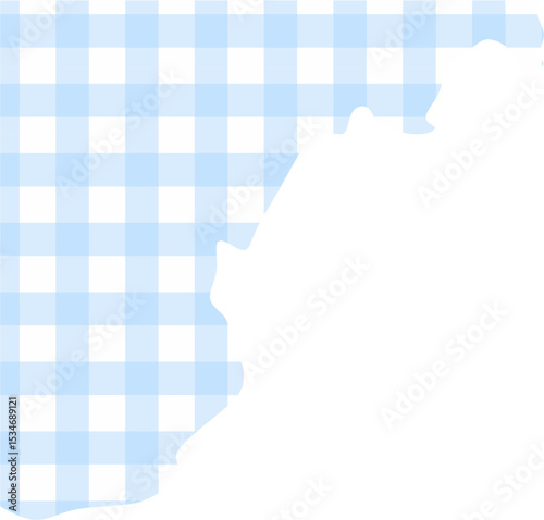 Sky Blue Gingham Washi Tape