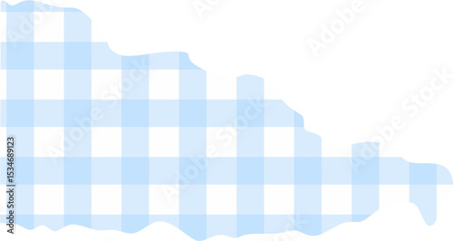 Sky Blue Gingham Washi Tape