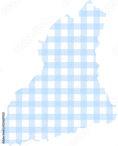 Sky Blue Gingham Washi Tape