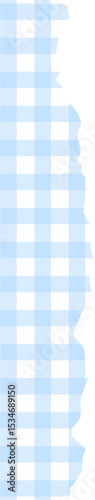 Sky Blue Gingham Washi Tape