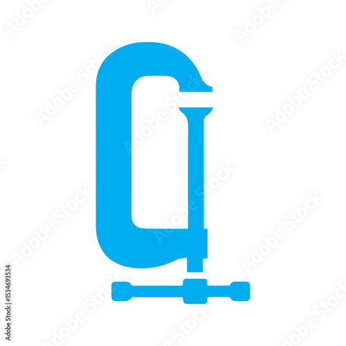 Clamp instrument tool colored icon