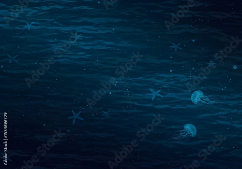 Cool summer atmosphere background