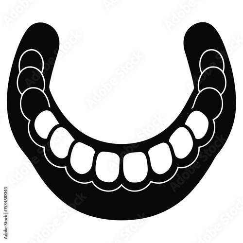 dentist element isolated retainer on white background