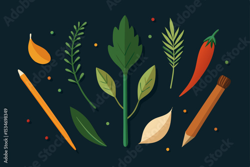 vector illustration of a hot chili pepper