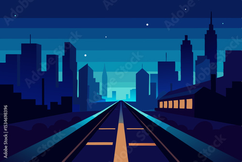 night city landscape