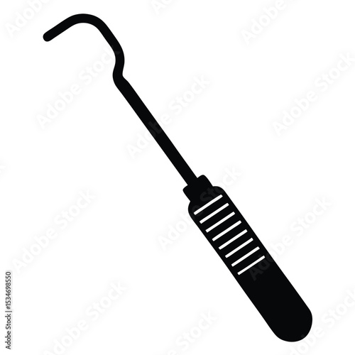 dentist element isolated rubber dam on white background