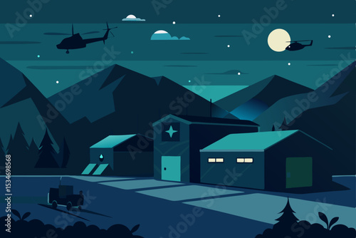 house in the mountains