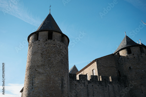 Medieval castle in France